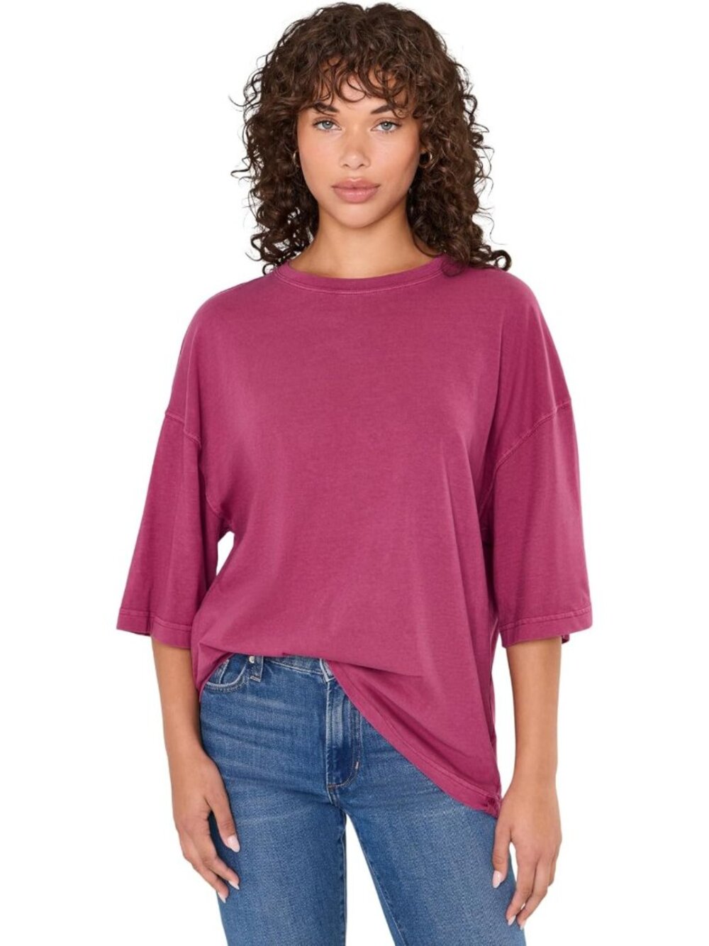Oversized Women's Tee - Perfect Casual Top for Effortless Style & Comfort
